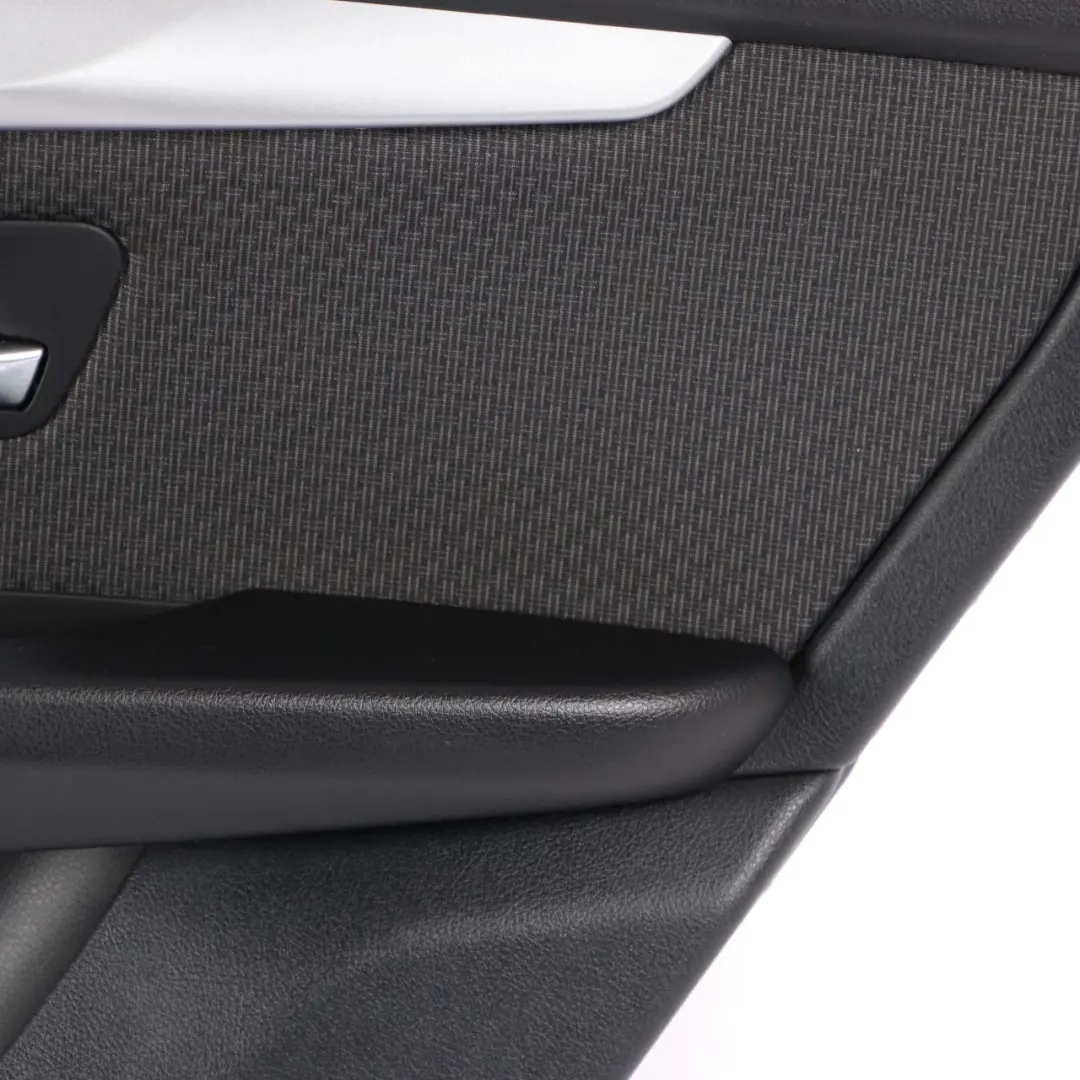 Right O/S Door Card Lining Panel Cloth Fabric Anthracite to BMW 2 F45 F46 Rear with Part number 7405004 BMW 2 F45 F46 Rear Right O/S Door Card Lining Panel Cloth Fabric Anthracite - SKU 7405004 - Part number 7405004