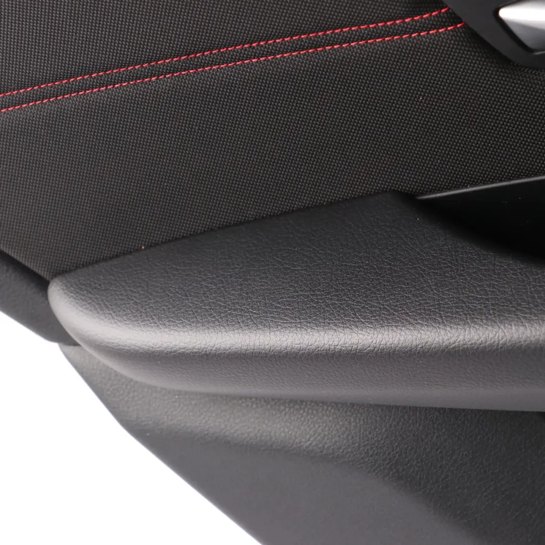 Door Card Rear Left N/S Door Lining Panel Cloth Fabric Anthracite Red to BMW F45 with Part number 7405009 BMW F45 Door Card Rear Left N/S Door Lining Panel Cloth Fabric Anthracite Red - SKU 7405009 - Part number 7405009