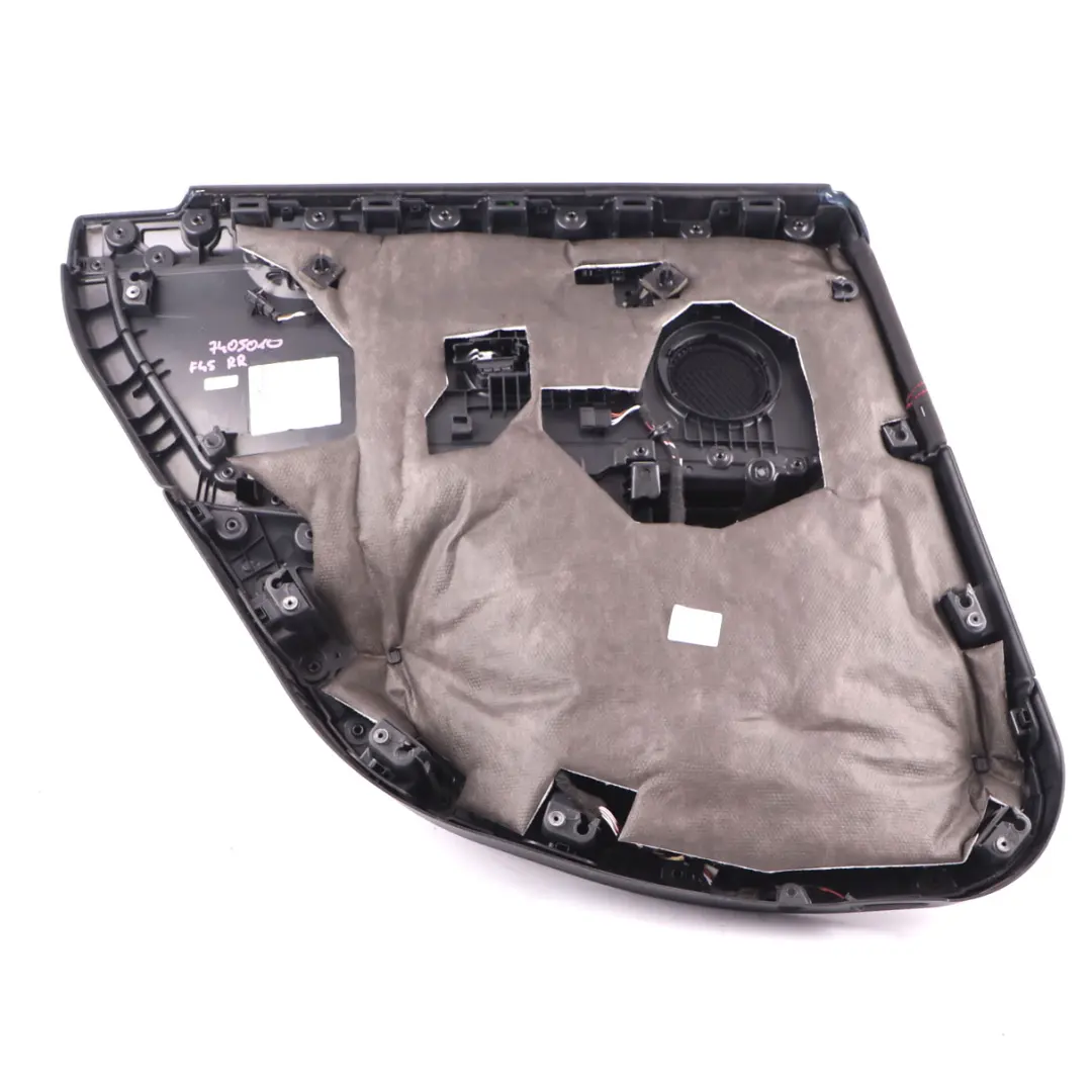 BMW F45 Door Card Rear Right O/S Door Lining Panel Cloth Fabric Anthracite Red - SKU 7405010 - Part number 7405010