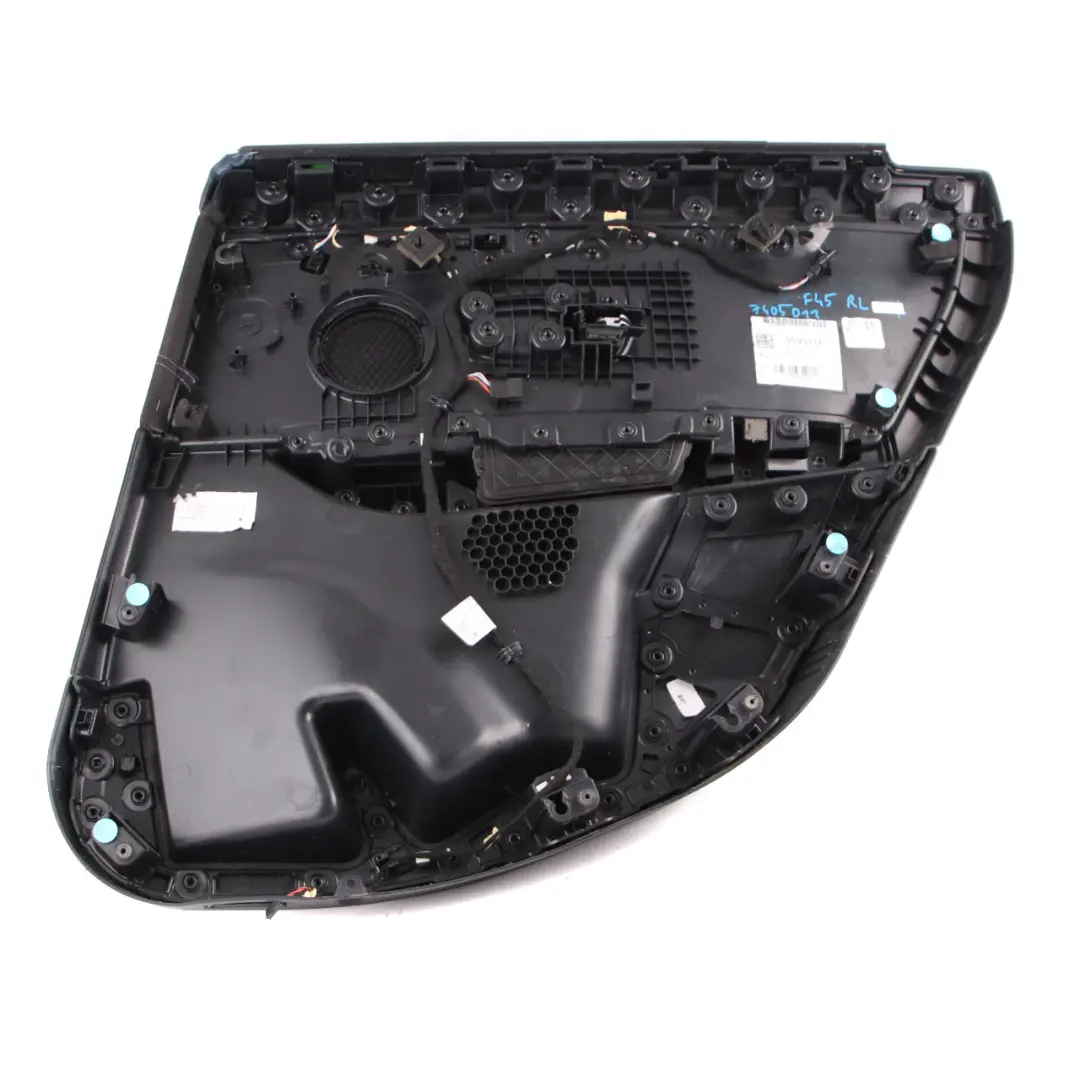 Door Card Rear Left N/S Door Lining Panel Cloth Fabric Anthracite to BMW F45 F46 with Part number 7405011 BMW F45 F46 Door Card Rear Left N/S Door Lining Panel Cloth Fabric Anthracite - SKU 7405011 - Part number 7405011