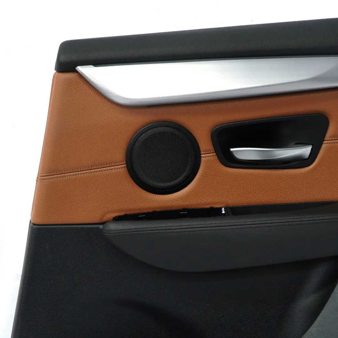 Scheda porta posteriore destra Pannello porta in pelle Brown per BMW F45 con numero di parte 7405054 BMW F45 Scheda porta posteriore destra Pannello porta in pelle Brown - SKU 7405054 - Numero di parte 7405054