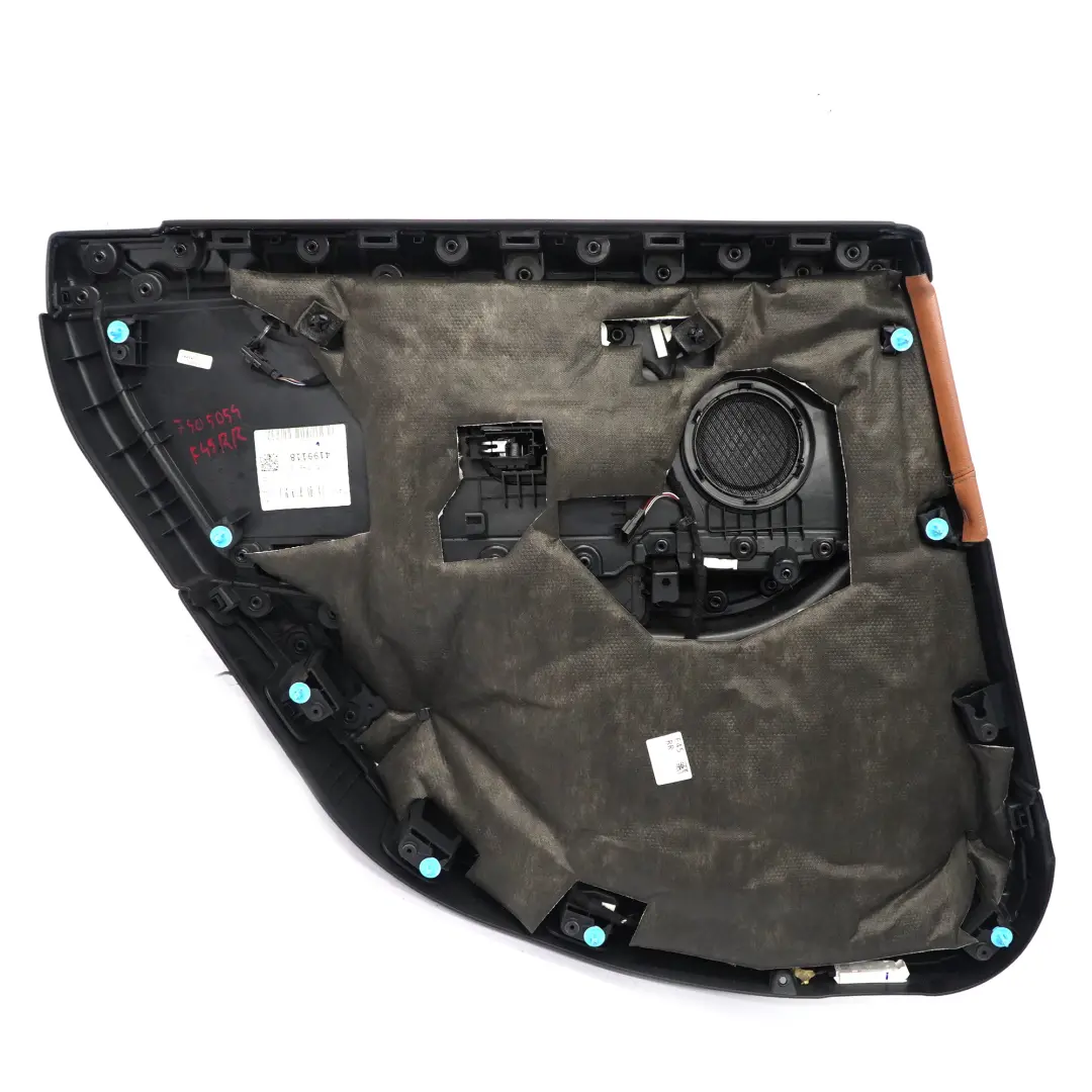 BMW F45 Scheda porta posteriore destra Pannello porta in pelle Brown - SKU 7405054 - Numero di parte 7405054