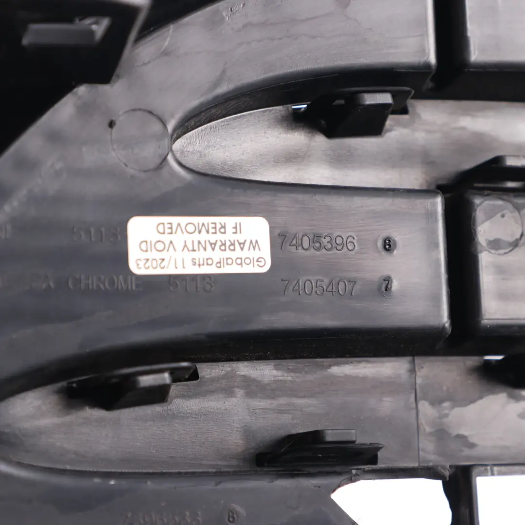 Mini F60 Griglia anteriore Griglia nera cromata Pannello di copertura - SKU 7405396 - Numero di parte 7405396