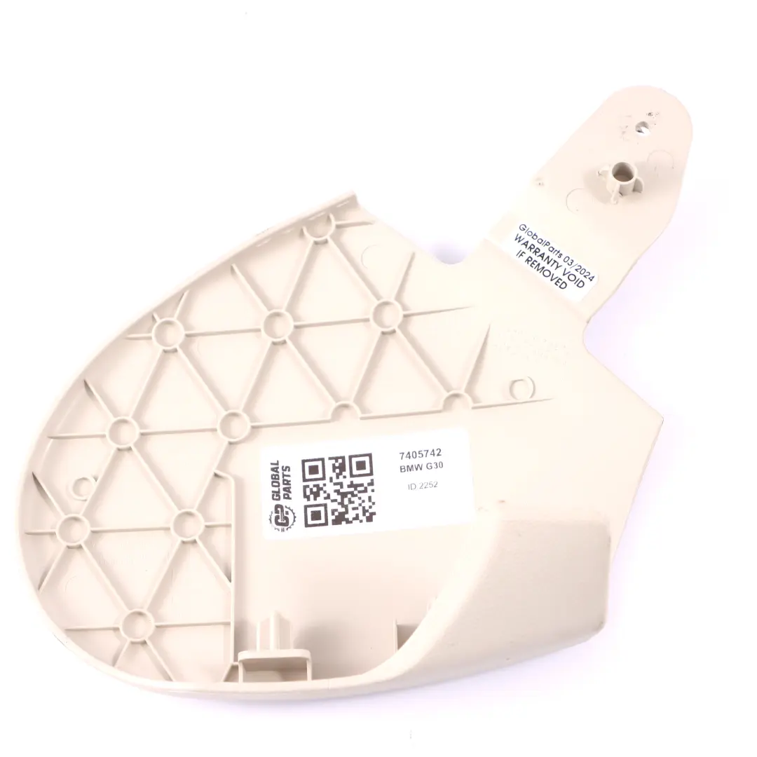 Coprisedile BMW G11 G30 G31 G32 anteriore destro pannello interno Beige per con numero di parte 7405742 Coprisedile BMW G11 G30 G31 G32 anteriore destro pannello interno Beige - SKU 7405742 - Numero di parte 7405742