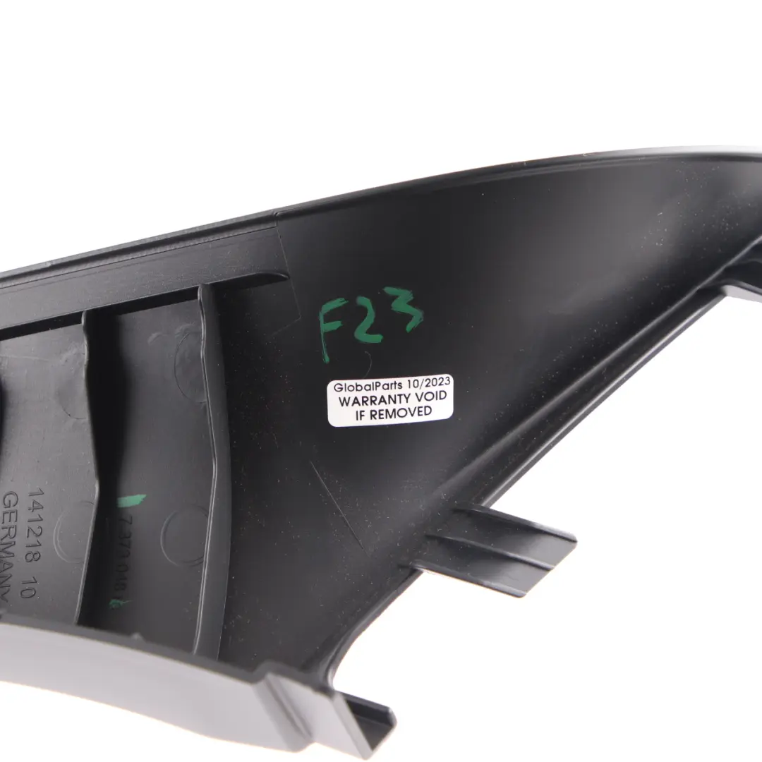 BMW F23 Cabrio Säule A-Säule Trim Panel Rechts Cover Schwarz 7373048 - SKU 7405748 - Teilenummer 7405748