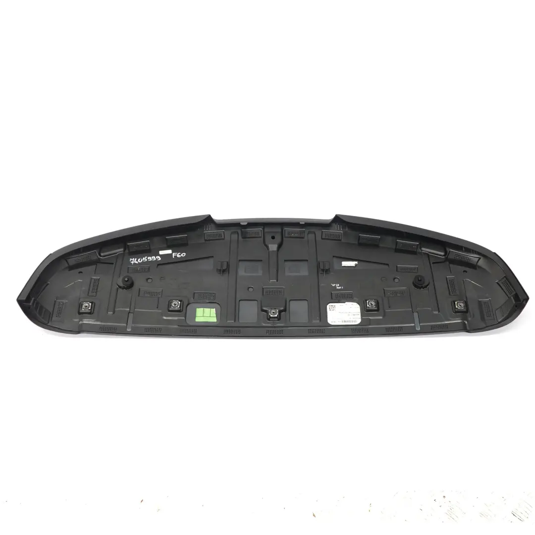 Mini F60 JCW Spoiler Posteriore Stivale Coperchio Pannello Nero 7405981 - SKU 7405999 - Numero di parte 7405999