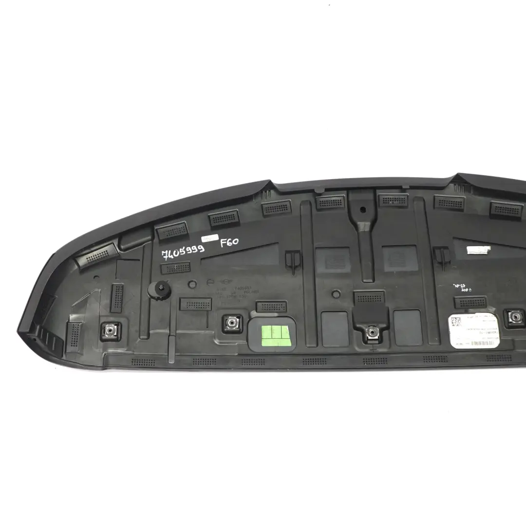 Mini F60 JCW Spoiler trasero Tapa maletero Panel portón trasero Negro 7405981 - SKU 7405999 - Número de pieza 7405999