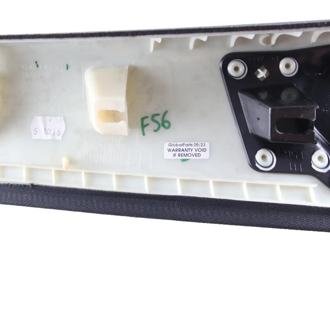 Trim Pillar HiFi Cover Column A Left N/S Trim Panel Black 7406011 to Mini F56 with Part number 7406021 Mini F56 Trim Pillar HiFi Cover Column A Left N/S Trim Panel Black 7406011 - SKU 7406021 - Part number 7406021