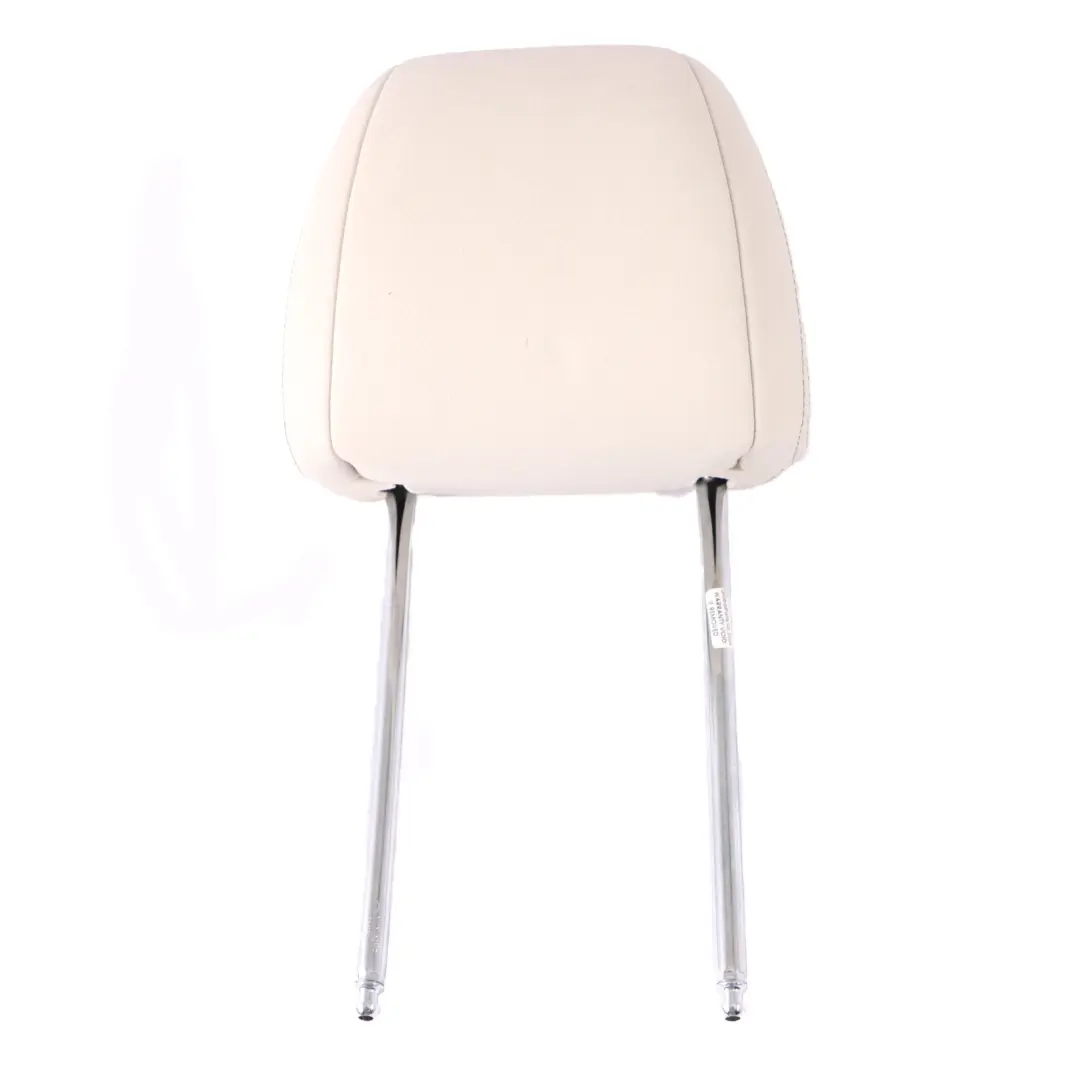 Headrest BMW G11 G30 Front Left Right N/O/S Leather Dakota Ivory White to Seat with Part number 7406061 Seat Headrest BMW G11 G30 Front Left Right N/O/S Leather Dakota Ivory White - SKU 7406061 - Part number 7406061