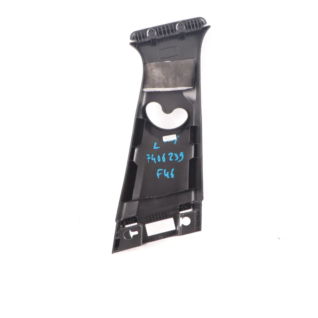 BMW F46 Trim Pillar B Interior Window Cover Panel Top Left N/S Black 7329587 - SKU 7406239 - Part number 7406239