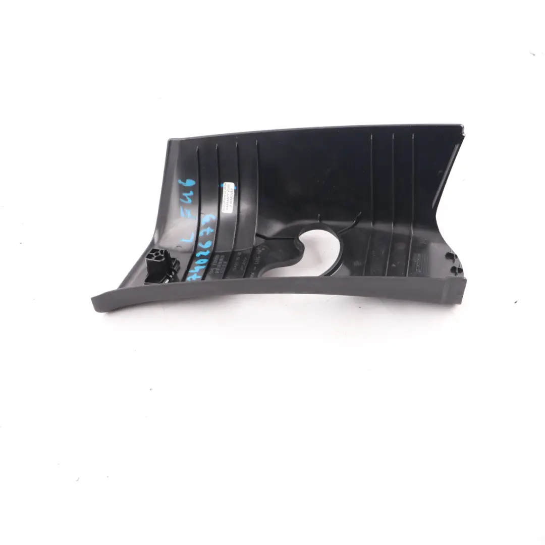 Trim BMW F46 Pillar C Interior Window Cover Frame Top Left N/S Black 7329589 to with Part number 7406253 Trim BMW F46 Pillar C Interior Window Cover Frame Top Left N/S Black 7329589 - SKU 7406253 - Part number 7406253