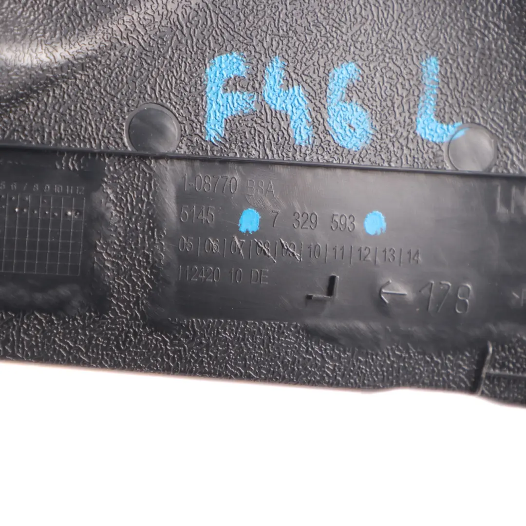 Trim BMW F46 Pillar D Interior Window Cover Frame Top Left N/S Black 7329593 to with Part number 7406275 Trim BMW F46 Pillar D Interior Window Cover Frame Top Left N/S Black 7329593 - SKU 7406275 - Part number 7406275
