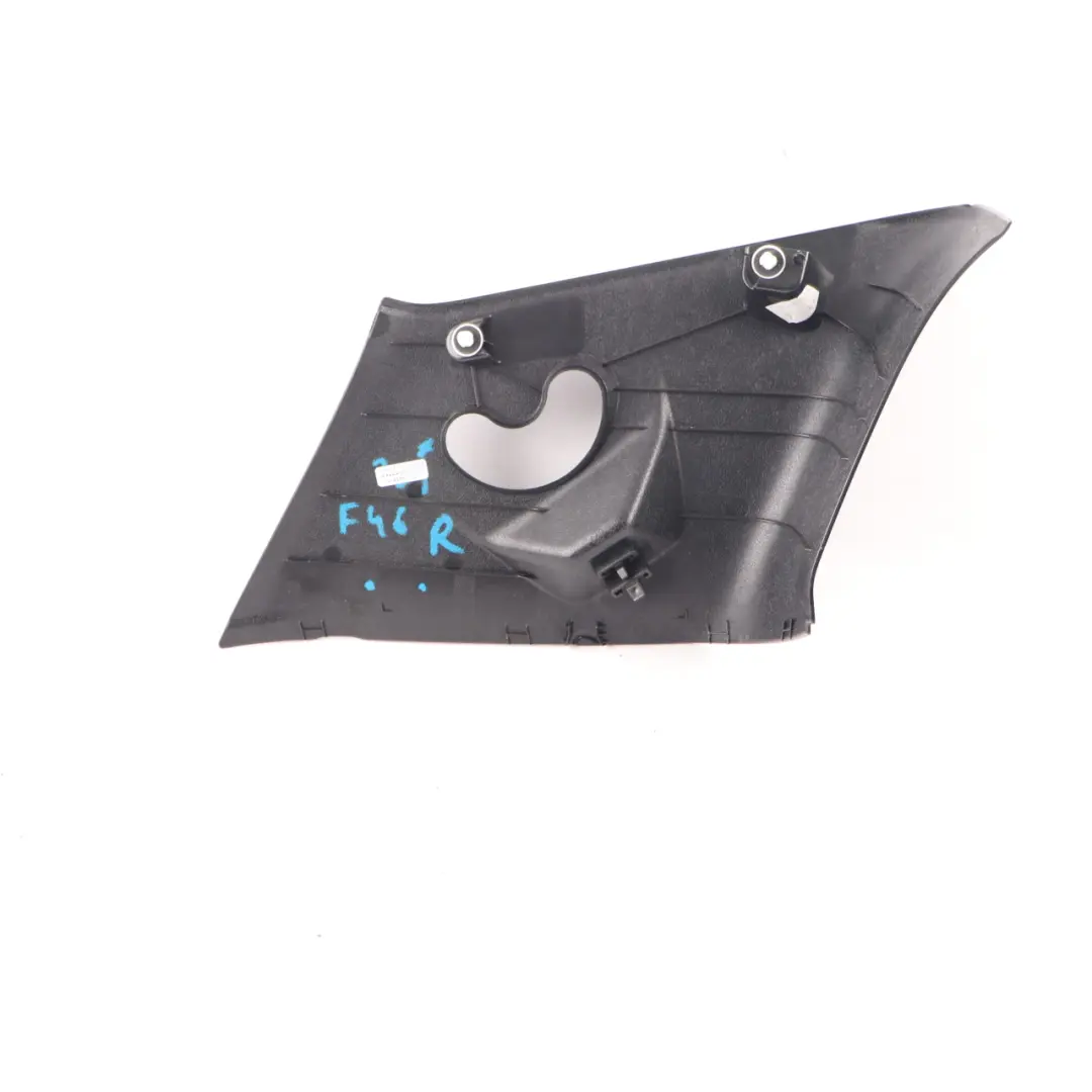 Trim BMW F46 Pillar D Interior Window Cover Frame Top Right O/S Black 7329594 to with Part number 7406276 Trim BMW F46 Pillar D Interior Window Cover Frame Top Right O/S Black 7329594 - SKU 7406276 - Part number 7406276