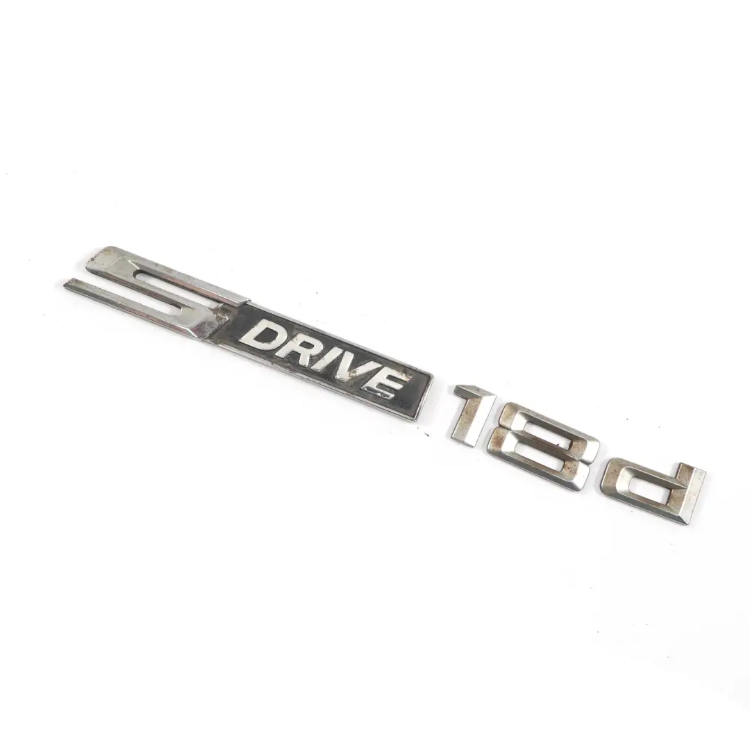 Lettering S Drive 18d Emblem Logo Trim to BMW X1 F48 with Part number 7406663 BMW X1 F48 Lettering S Drive 18d Emblem Logo Trim - SKU 7406663 - Part number 7406663