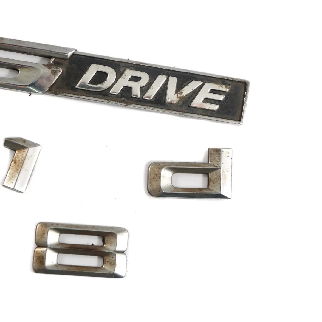 BMW X1 F48 Lettering S Drive 18d Emblem Logo Trim - SKU 7406663 - Part number 7406663