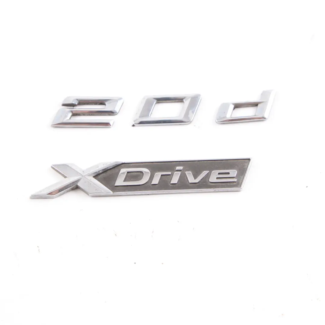 BMW X1 F48 Emblema 20d xDrive Trasero Boot Tailgate Adherido Etiqueta - SKU 7406675 - Número de pieza 7406675
