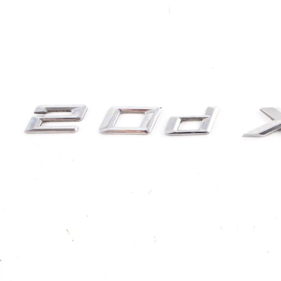 BMW X1 F48 Lettering Emblem 20d xDrive Rear Boot Tailgate Adhered Label - SKU 7406675 - Part number 7406675