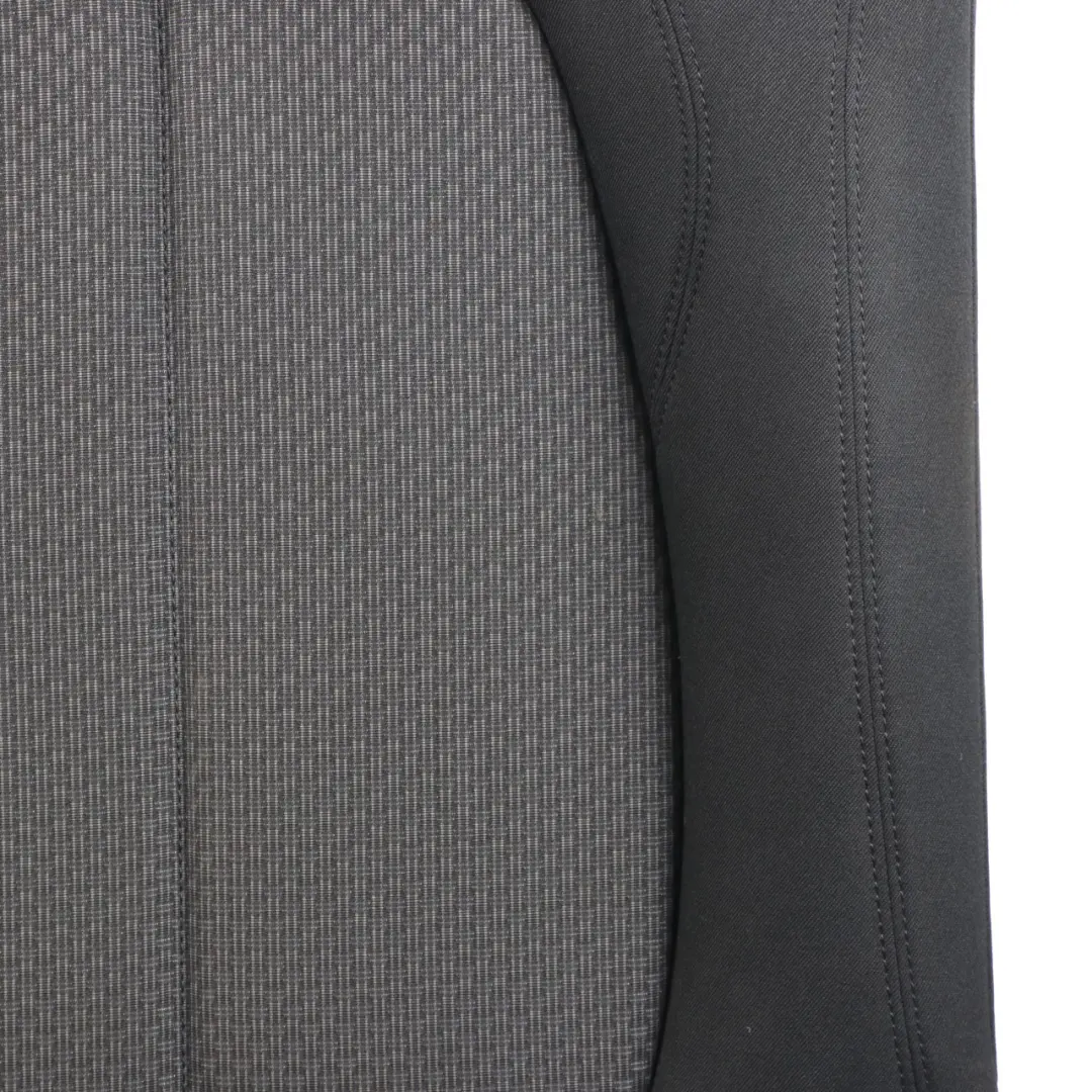 Backrest Right O/S Cloth Fabric Grid Anthracite to BMW F46 Rear Seat Cover with Part number 7406922 BMW F46 Rear Seat Cover Backrest Right O/S Cloth Fabric Grid Anthracite - SKU 7406922 - Part number 7406922