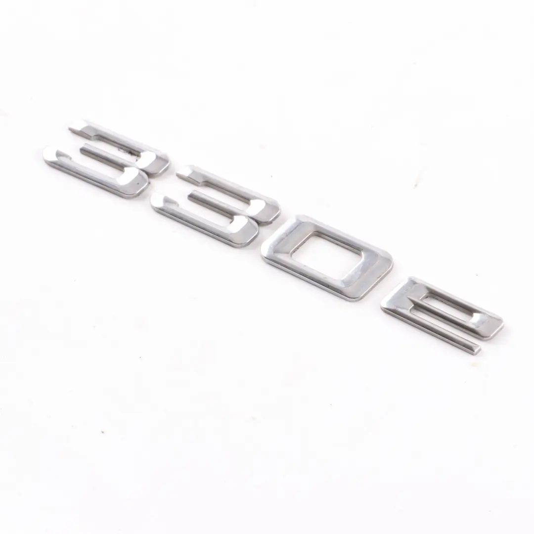 Emblem Lettering Rear Adhered Boot Trunk Lid Emblem to BMW F30 LCI 330e Hybrid with Part number 7270816 BMW F30 LCI 330e Hybrid Emblem Lettering Rear Adhered Boot Trunk Lid Emblem - SKU 7407279 - Part number 7270816