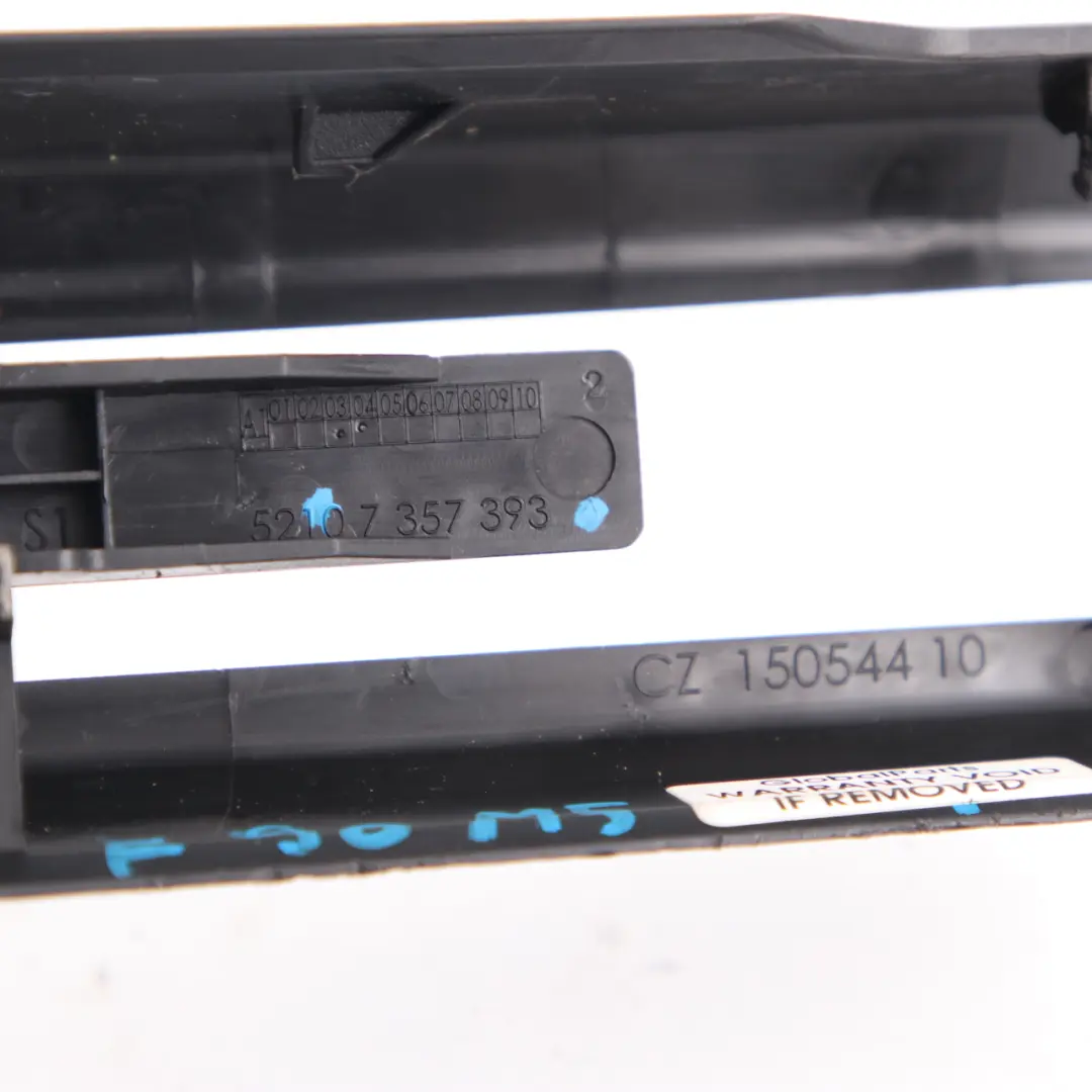  Housse de Siège BMW G30 G31 Rail de Siège Avant Droit Garniture Noir 7357393 - SKU 7408214 - Numéro de pièce 7408214