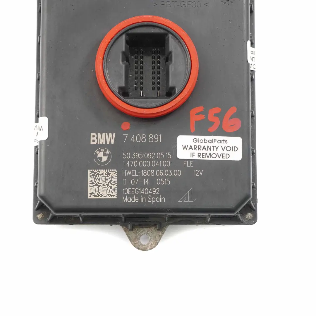 LED Fari Controllo Livello Modulo Ballast per Mini F55 F56 F57 con numero di parte 7408891 Mini F55 F56 F57 LED Fari Controllo Livello Modulo Ballast - SKU 7408891 - Numero di parte 7408891