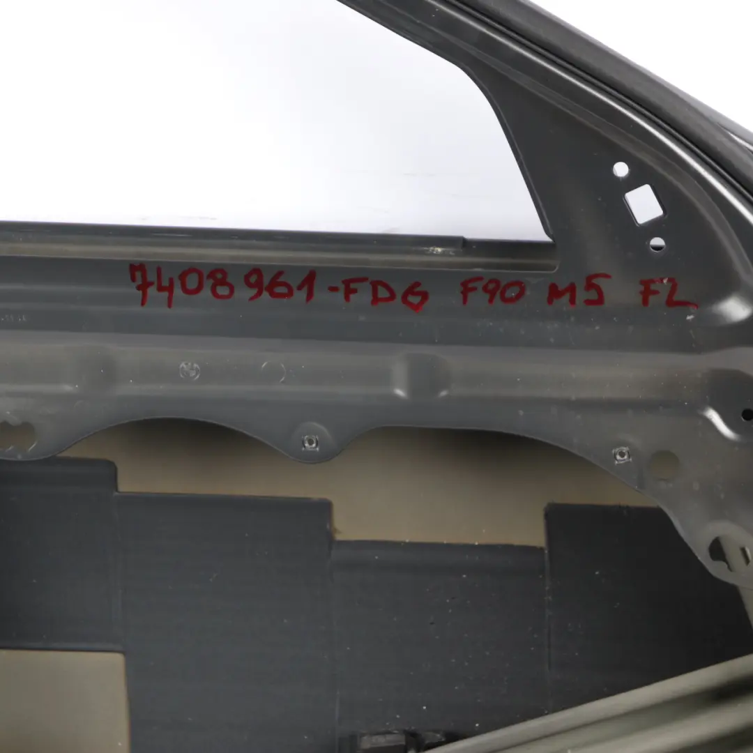 Door Front BMW F90 M5 G30 Left Door N/S Frozen Dark Grey II - P79 to with Part number 7408961 Door Front BMW F90 M5 G30 Left Door N/S Frozen Dark Grey II - P79 - SKU 7408961-FDG - Part number 7408961