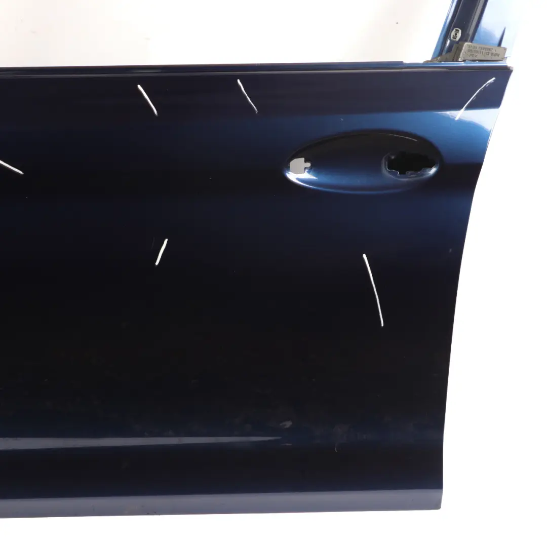  Door Front BMW F90 M5 G30 Left Door N/S Mediterranean Blue Metallic - C10 - SKU 7408961-MED - Part number 7408961