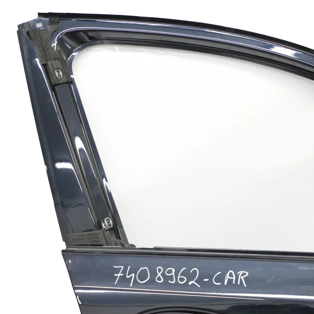 BMW F90 M5 G30 Drzwi Prawe Przednie Carbonschwarz Czarny Metalik - 416 - SKU 7408962-CAR - Numer Części 7408962
