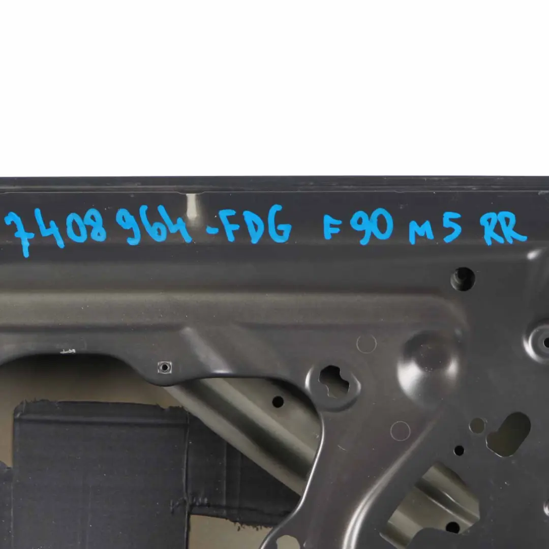 Door Rear BMW F90 M5 G30 Right Door O/S Frozen Dark Grey II - P79 to with Part number 7408964 Door Rear BMW F90 M5 G30 Right Door O/S Frozen Dark Grey II - P79 - SKU 7408964-FDG - Part number 7408964