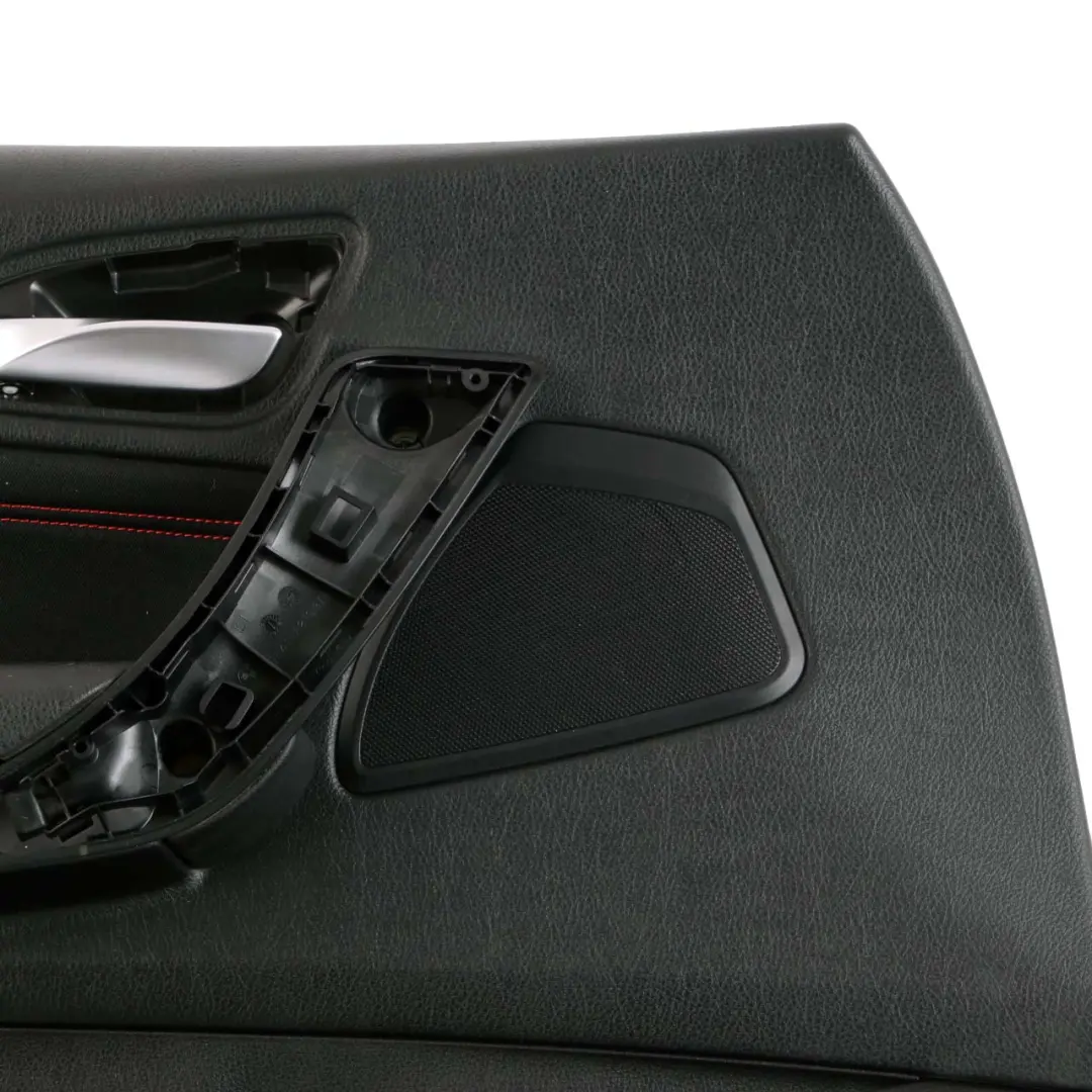 BMW 1 F20 LCI Front Left N/S Door Lining Card Cloth Fabric Anthracite Red - SKU 7409903 - Part number 7409903