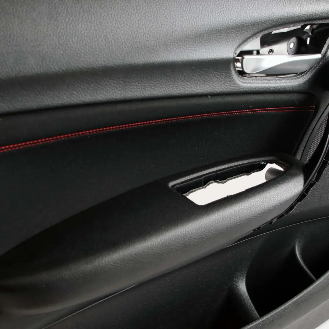 BMW 1 F20 LCI Front Left N/S Door Lining Card Cloth Fabric Anthracite Red - SKU 7409903 - Part number 7409903