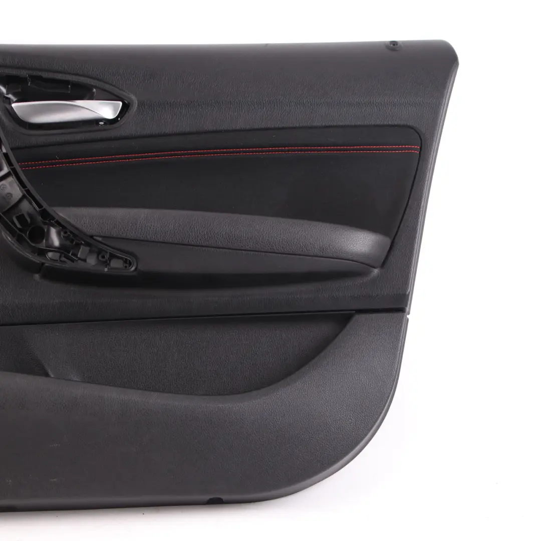 BMW F20 LCI Doublure porte avant droite Tissu carte de visite Anthracite rouge - SKU 7409904 - Numéro de pièce 7409904