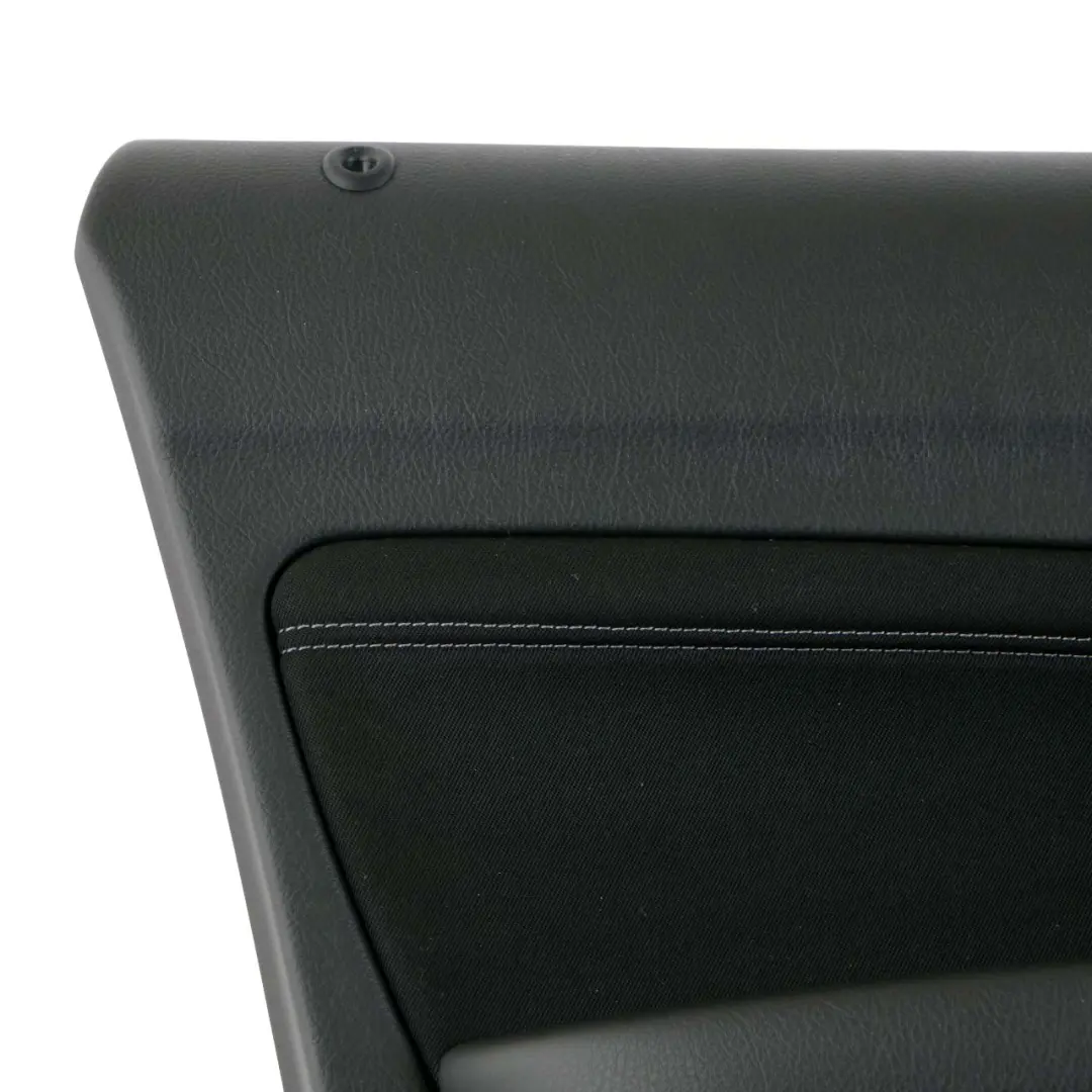 BMW 1 F20 LCI Front Left N/S Door Lining Card Cloth Fabric Anthracite Grey - SKU 7409905 - Part number 7409905