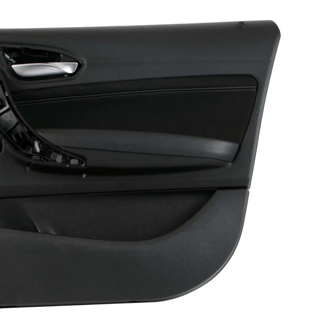 BMW 1 F20 LCI Front Right O/S Door Lining Card Cloth Fabric Anthracite Grey - SKU 7409906 - Part number 7409906