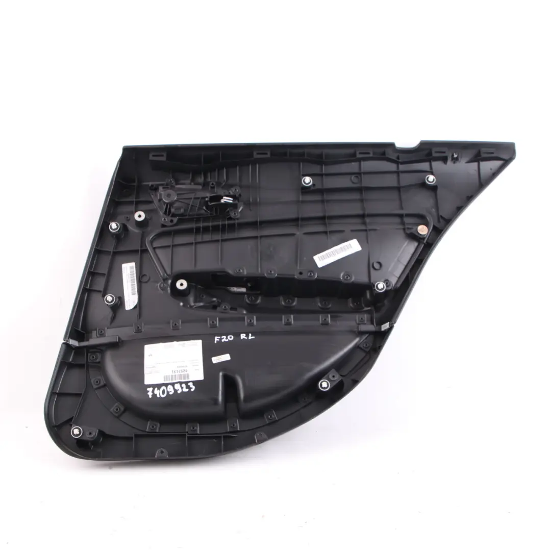 Left N/S Door Lining Card Cloth Fabric Anthracite Red to BMW 1 F20 LCI Rear with Part number 7409923 BMW 1 F20 LCI Rear Left N/S Door Lining Card Cloth Fabric Anthracite Red - SKU 7409923 - Part number 7409923