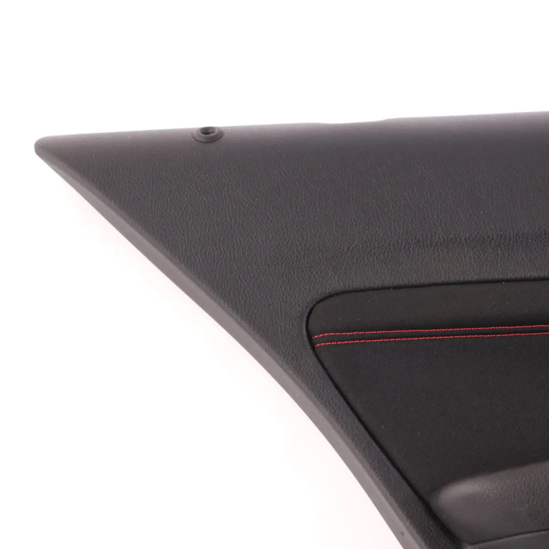 BMW 1 F20 LCI Rear Left N/S Door Lining Card Cloth Fabric Anthracite Red - SKU 7409923 - Part number 7409923