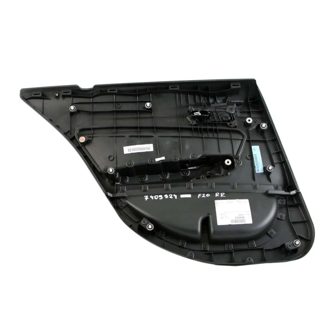 Right O/S Door Lining Card Cloth Fabric Anthracite Red to BMW 1 F20 LCI Rear with Part number 7409924 BMW 1 F20 LCI Rear Right O/S Door Lining Card Cloth Fabric Anthracite Red - SKU 7409924 - Part number 7409924