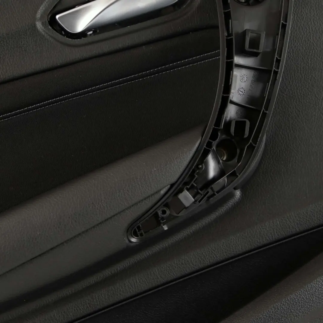 Left N/S Door Lining Card Cloth Fabric Anthracite Grey to BMW F20 LCI Rear with Part number 7409925 BMW F20 LCI Rear Left N/S Door Lining Card Cloth Fabric Anthracite Grey - SKU 7409925 - Part number 7409925