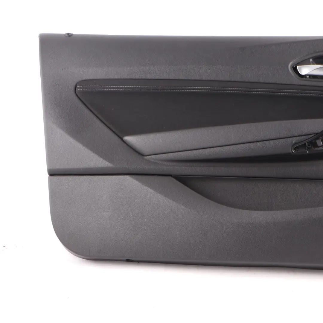 BMW F21 F22 LCI Door Card Front Left N/S Trim Panel Lining Cloth Anthracite Grey - SKU 7409945 - Part number 7409945