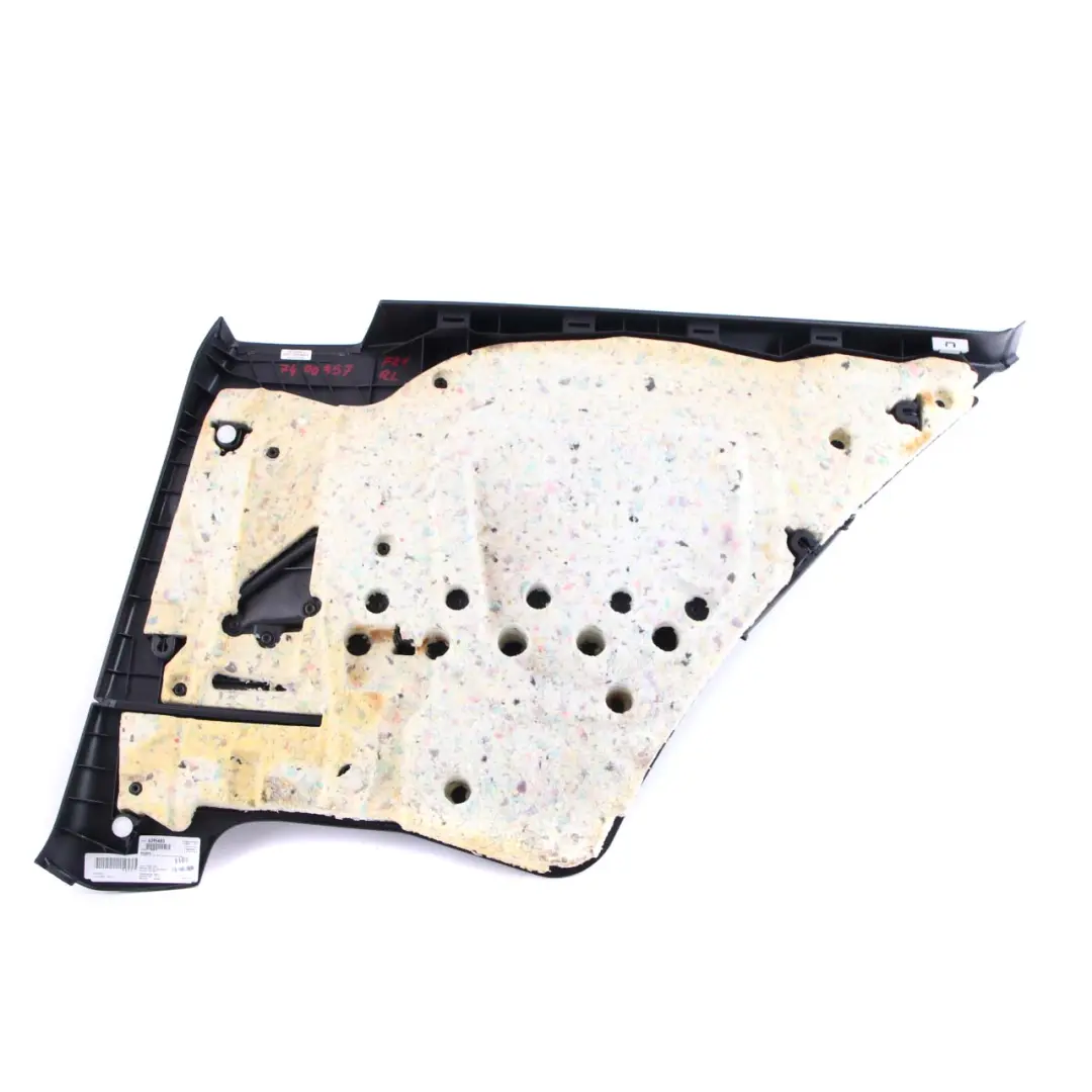 BMW F21 Hinten Links Seitliche Verkleidung Verkleidung Stoff Anthrazit Rot - SKU 7409957 - Teilenummer 7409957