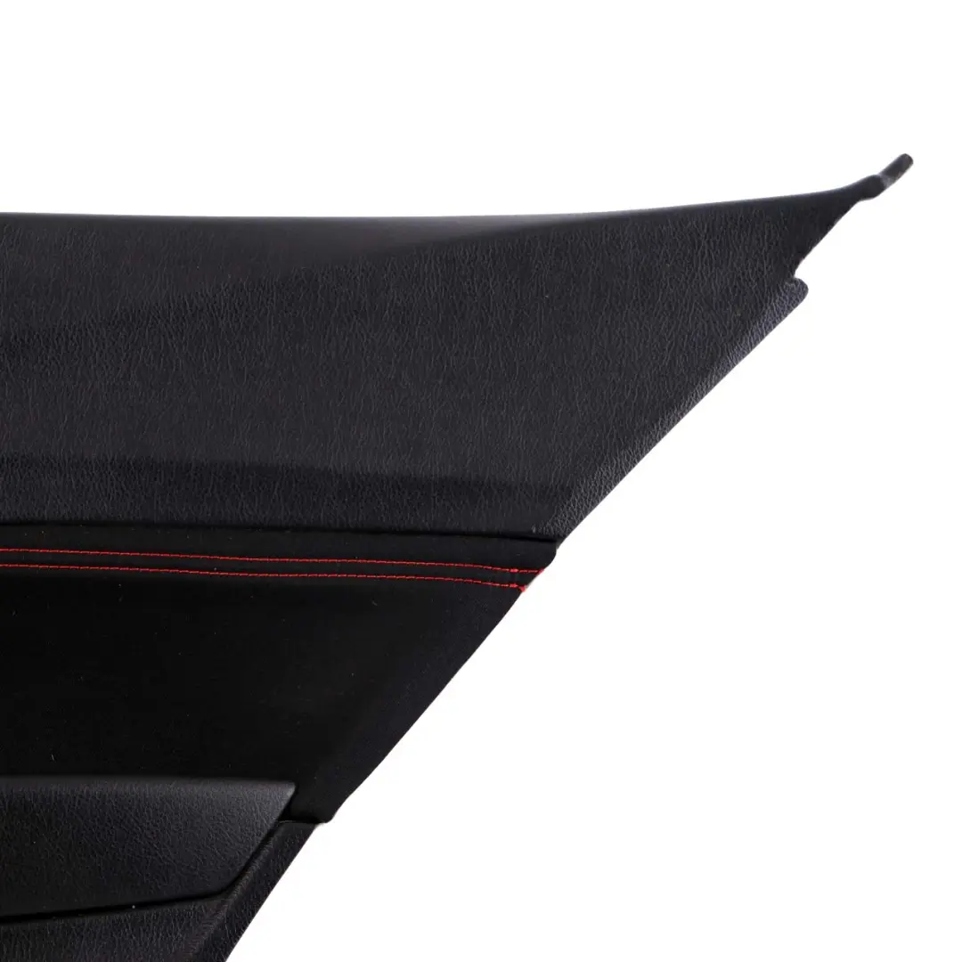 Trasero Derecho Lateral Panel Revestimiento Tela Antracita Rojo para BMW F21 con número de pieza 7409958 BMW F21 Trasero Derecho Lateral Panel Revestimiento Tela Antracita Rojo - SKU 7409958 - Número de pieza 7409958