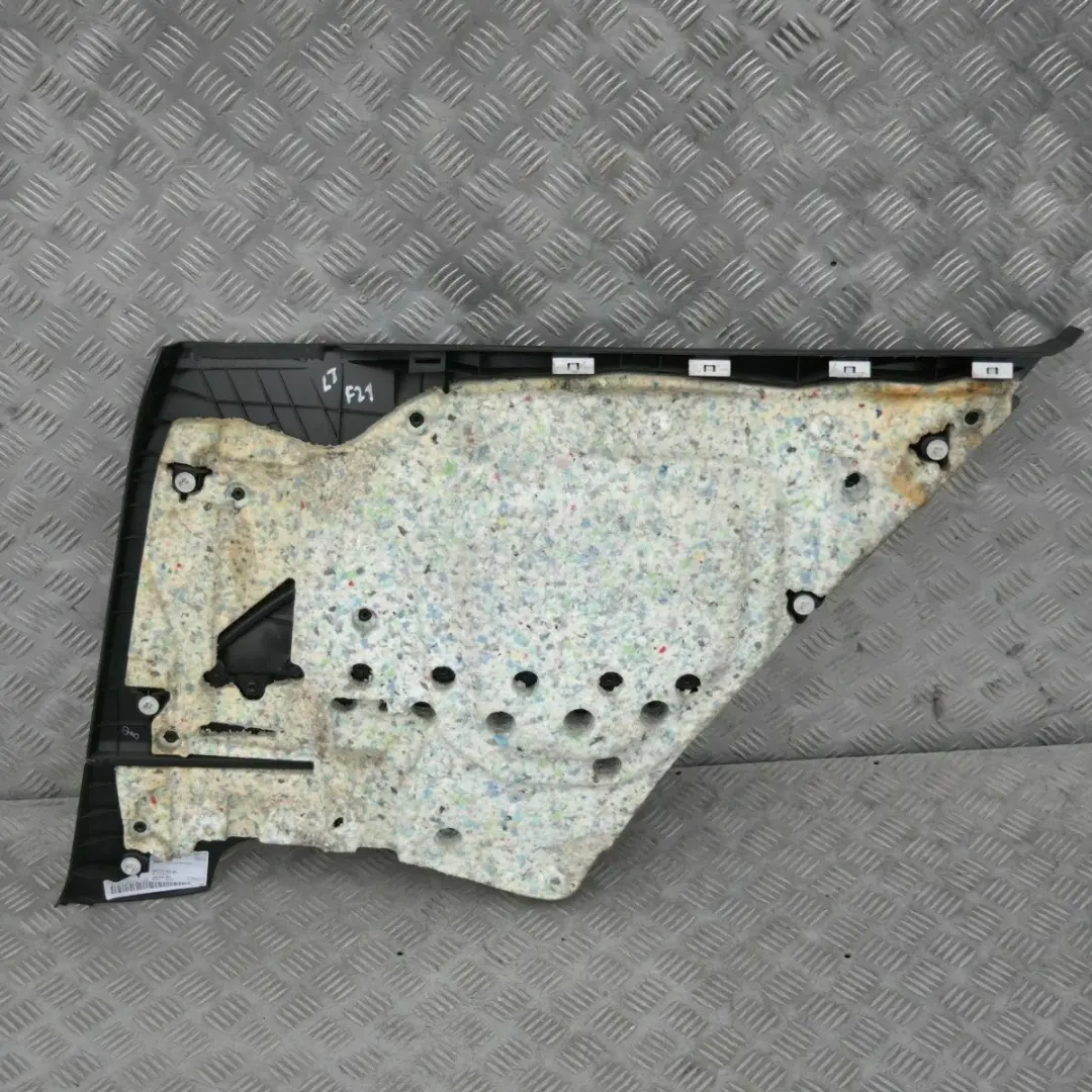 BMW 1 er F21 F21N Seitenverkleidung hinten links Anthrazit Grau - SKU 7409959 - Teilenummer 7409959