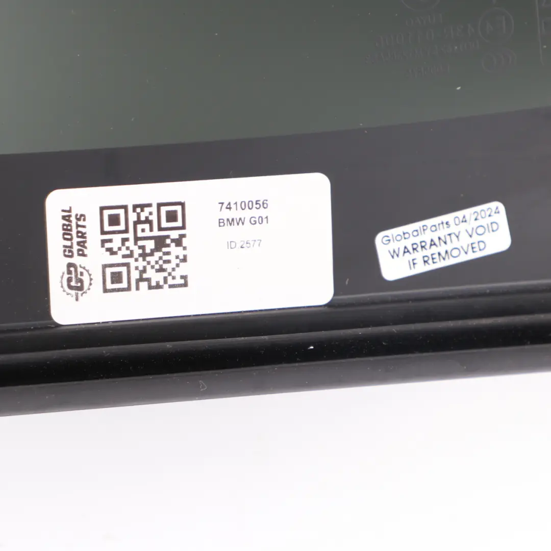 Fenêtre latérale fixe BMW G01 F97 Porte arrière droite AS3 pour à propos du numéro de pièce 7410056 Fenêtre latérale fixe BMW G01 F97 Porte arrière droite AS3 - SKU 7410056 - Numéro de pièce 7410056