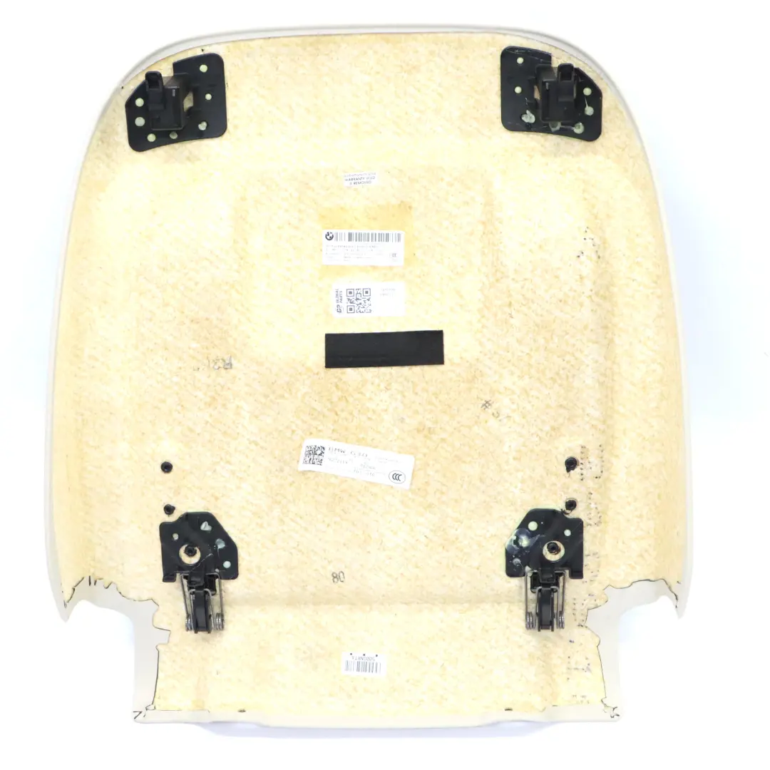 Housse de dossier BMW G11 G30 Siège avant Panneau arrière Blanc pour à propos du numéro de pièce 7410109 Housse de dossier BMW G11 G30 Siège avant Panneau arrière Blanc - SKU 7410109 - Numéro de pièce 7410109