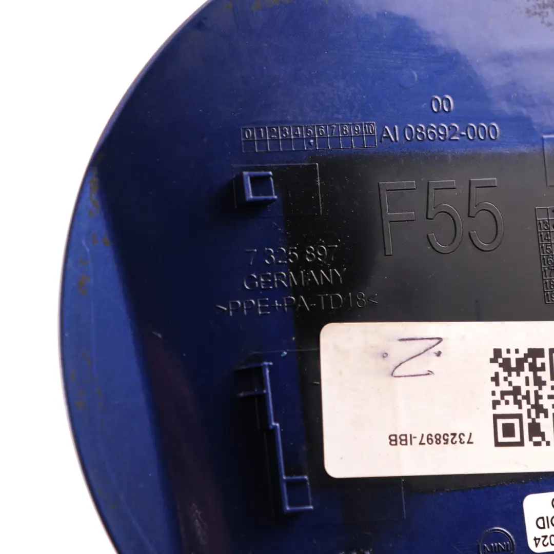Fill In Filler Flap Cover Cap Starlight Blue Metallic 7325897 to Mini One F55 Fuel with Part number 7410277 Mini One F55 Fuel Fill In Filler Flap Cover Cap Starlight Blue Metallic 7325897 - SKU 7410277-STB - Part number 7410277