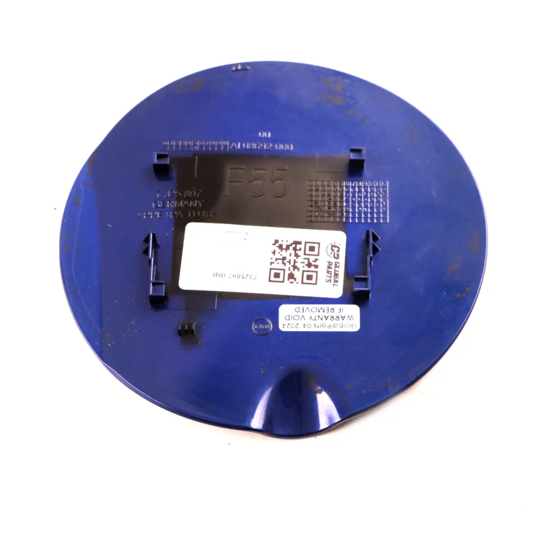 Fill In Filler Flap Cover Cap Starlight Blue Metallic 7325897 to Mini One F55 Fuel with Part number 7410277 Mini One F55 Fuel Fill In Filler Flap Cover Cap Starlight Blue Metallic 7325897 - SKU 7410277-STB - Part number 7410277