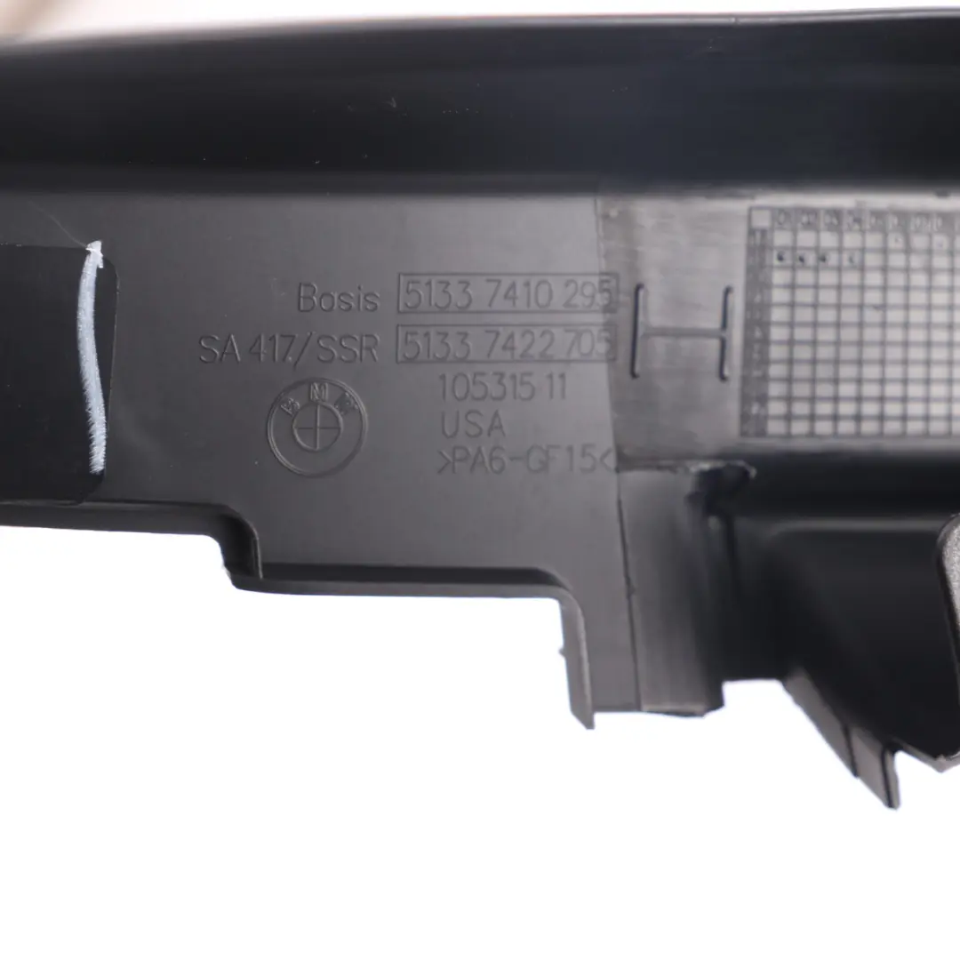 Tür Fenster Rahmen Abdeckung Zierleiste hinten links für BMW X1 G01 mit Teilenummer 7410295 BMW X1 G01 Tür Fenster Rahmen Abdeckung Zierleiste hinten links - SKU 7410295 - Teilenummer 7410295