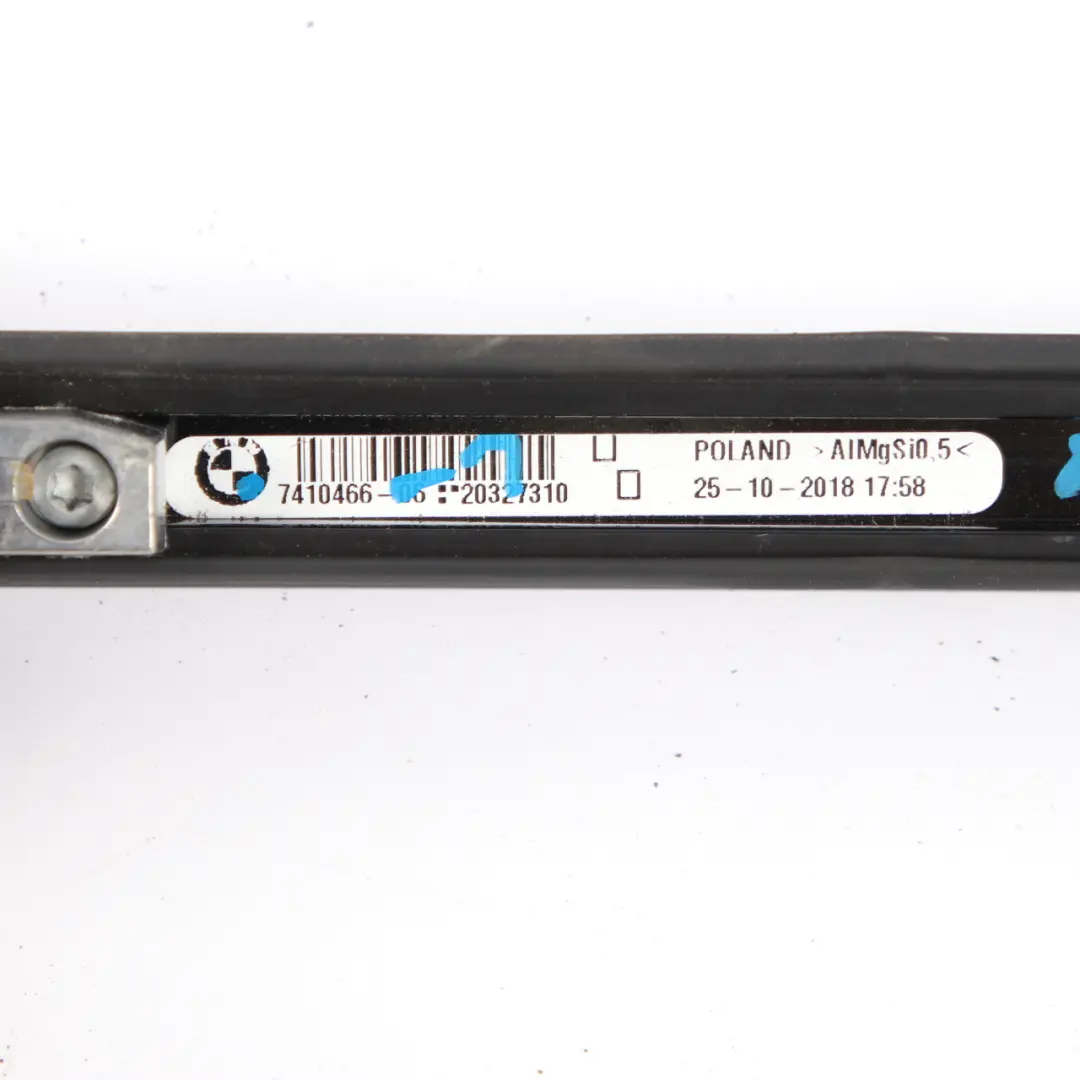 BMW X1 F48 Roof Railing Left Right N/O/S Rack Trim Strip Set High Gloss Black - SKU 7410465-1 - Part number 7410465