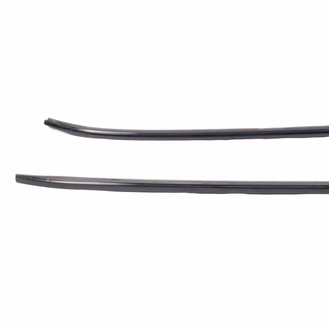 BMW X1 F48 Roof Railing Left Right N/O/S Rack Trim Strip Set High Gloss Black - SKU 7410465-2 - Part number 7410465