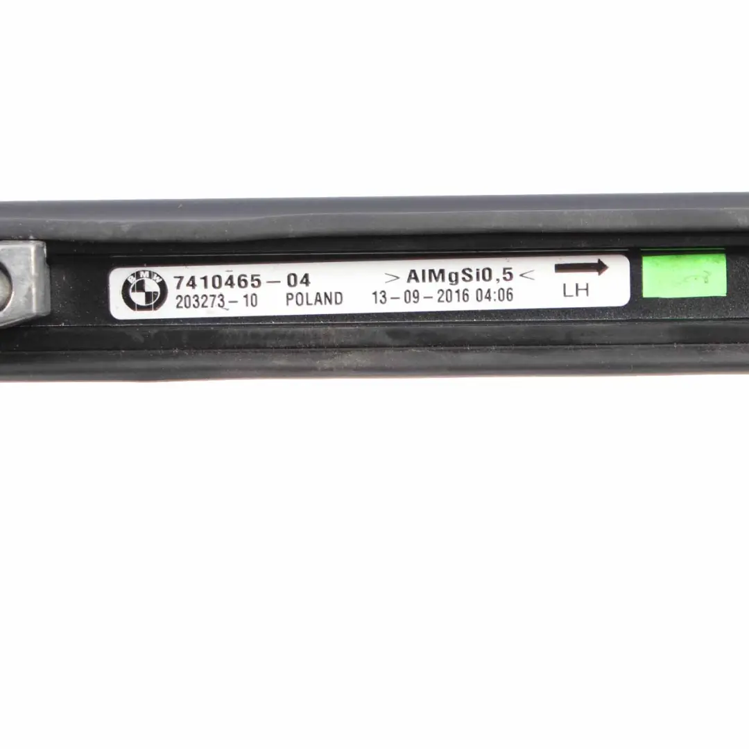 BMW X1 F48 Roof Railing Left Right N/O/S Rack Trim Strip Set High Gloss Black - SKU 7410465-2 - Part number 7410465
